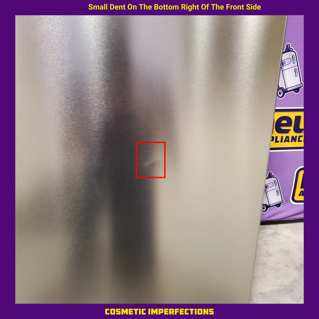 Pictures of Frigidaire 21 Cu. Ft. 36" Counter-Depth Side-by-Side Refrigerator in Fingerprint-Resistant Stainless Steel FRSG2115AV - Scratch & Dent (Minor) - Neu Appliance Outlet - Discount Appliance Outlet in Austin, Tx