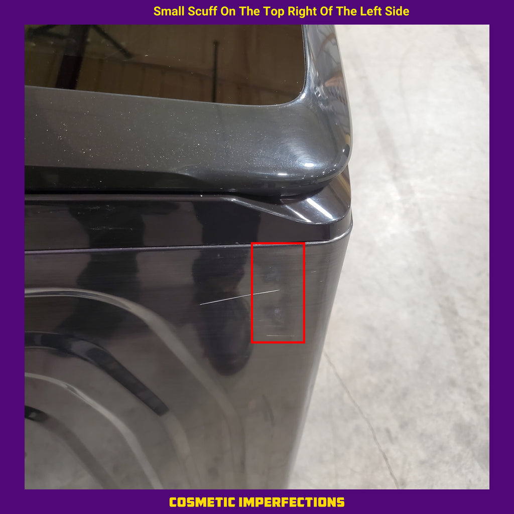 Pictures of Samsung 5.1 cu. ft. Smart Top Load Washer with ActiveWave™ Agitator and Super Speed Wash in Brushed Black 1CR0447 - WA51A5505AV - Certified Refurbished - Neu Appliance Outlet - Discount Appliance Outlet in Austin, Tx