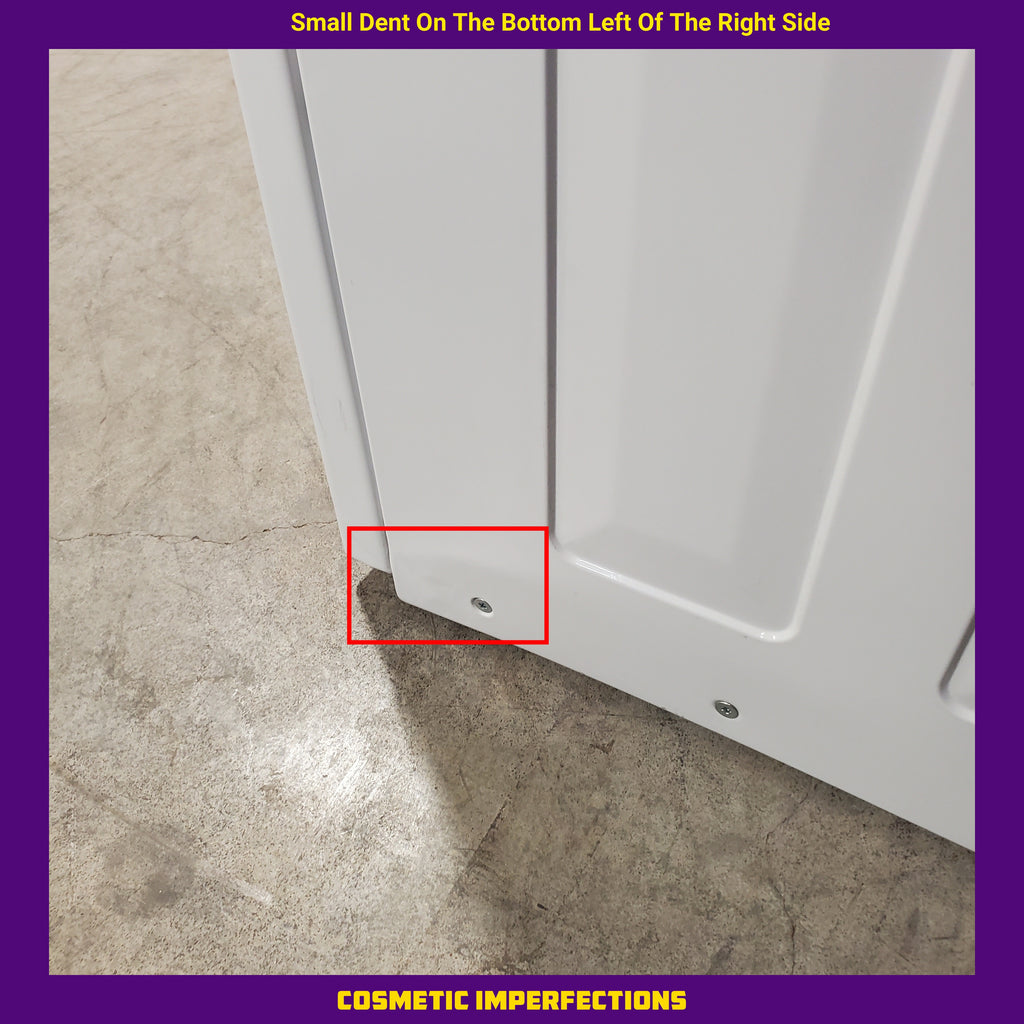 Pictures of Frigidaire Electric Washer/Dryer Laundry Center - 3.9 Cu. Ft Washer and 5.5 Cu. Ft. Dryer FLCE7522AW - Scratch & Dent (Moderate) - Neu Appliance Outlet - Discount Appliance Outlet in Austin, Tx