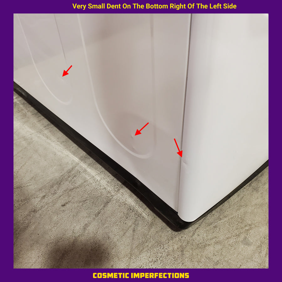 LG ENERGY STAR 7.3 cu. ft. Gas Dryer with Dial-A Cycle Knob and FlowSense Duct Clogging Indicator 31131SD56 - DLG6101W - Scratch & Dent (Major)
