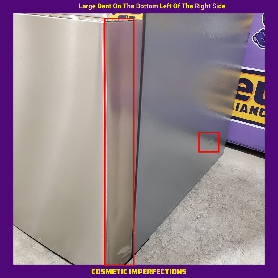 Frigidaire Gallery 22 Cu. Ft. 4-Door Counter-depth French Door Refrigerator with Ice Maker (Fingerprint Resistant Stainless Steel) ENERGY STAR 20232SD618 - GRMC2273CF - Scratch & Dent (Major)