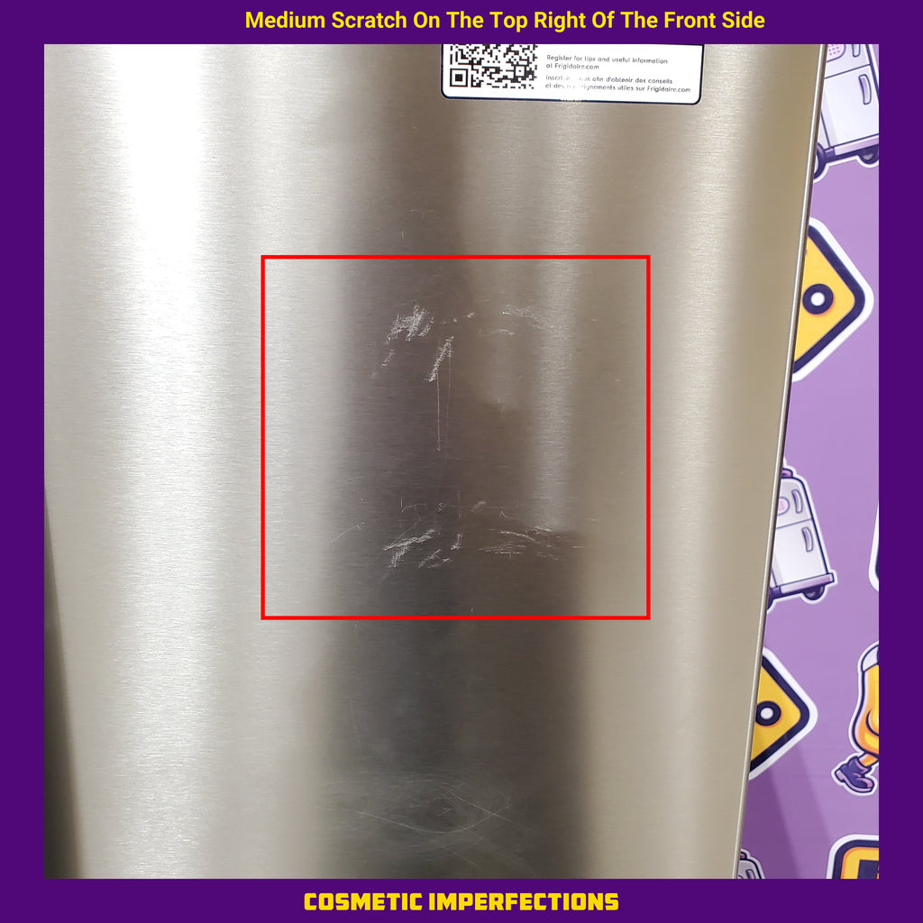 Pictures of Frigidaire Gallery 20 Cu. Ft. Standard-Depth French Door Refrigerator in Stainless Steel GRFN2023AF - Scratch & Dent (Minor) - Neu Appliance Outlet - Discount Appliance Outlet in Austin, Tx