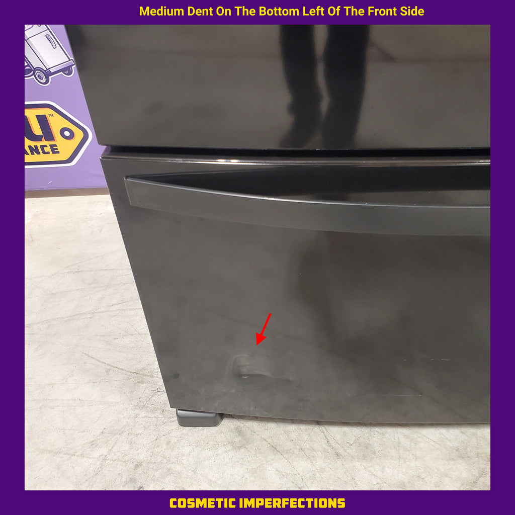 Pictures of Whirlpool 25 cu. ft. French Door Bottom Mount Refrigerator in Black 19SD007 - WRMF3636RB - Scratch & Dent (Minor) - Neu Appliance Outlet - Discount Appliance Outlet in Austin, Tx