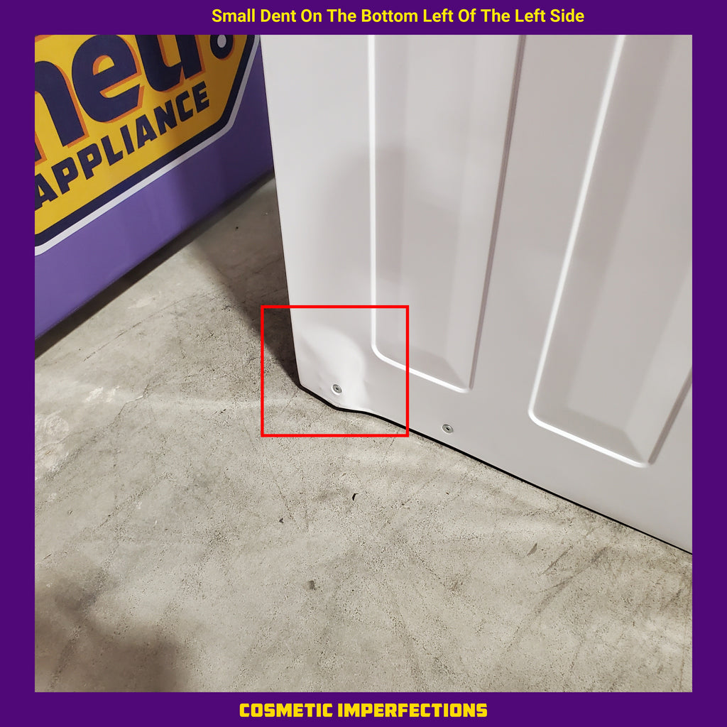 Pictures of Frigidaire Electric Washer/Dryer Laundry Center - 3.9 Cu. Ft Washer and 5.5 Cu. Ft. Dryer FLCE7522AW - Scratch & Dent (Minor) - Neu Appliance Outlet - Discount Appliance Outlet in Austin, Tx