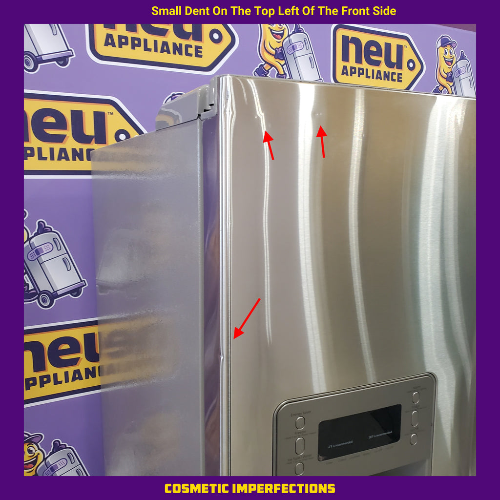 Pictures of Samsung 25.7-cu ft French Door Refrigerator with Dual Ice Maker, Water and Ice Dispenser (Stainless Steel) ENERGY STAR-RF268ABRS-Certified Refurbished - Neu Appliance Outlet - Discount Appliance Outlet in Austin, Tx