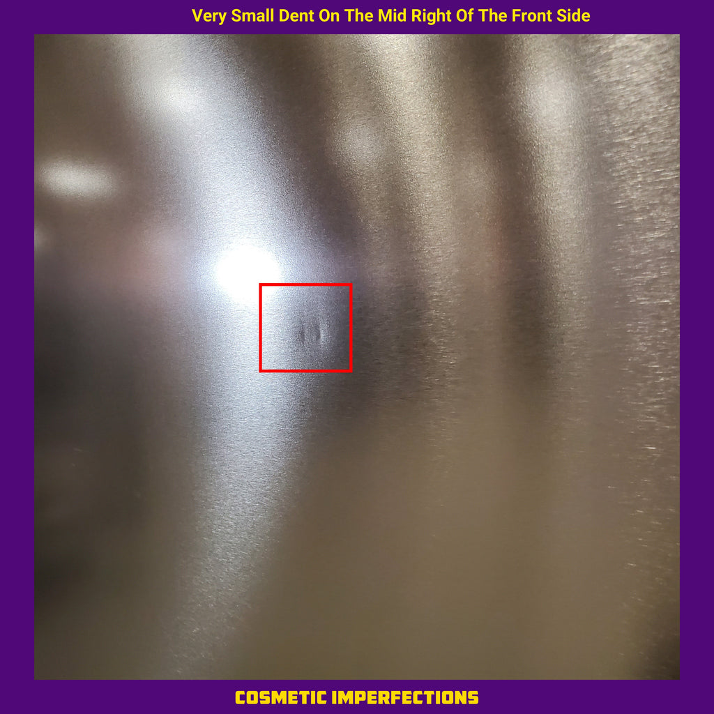 Pictures of Frigidaire 21 Cu. Ft. Counter-Depth Side-by-Side Refrigerator in Fingerprint-Resistant Stainless Steel - 3SD430 - FRSG2115AV - Scratch & Dent (Moderate) - Neu Appliance Outlet - Discount Appliance Outlet in Austin, Tx