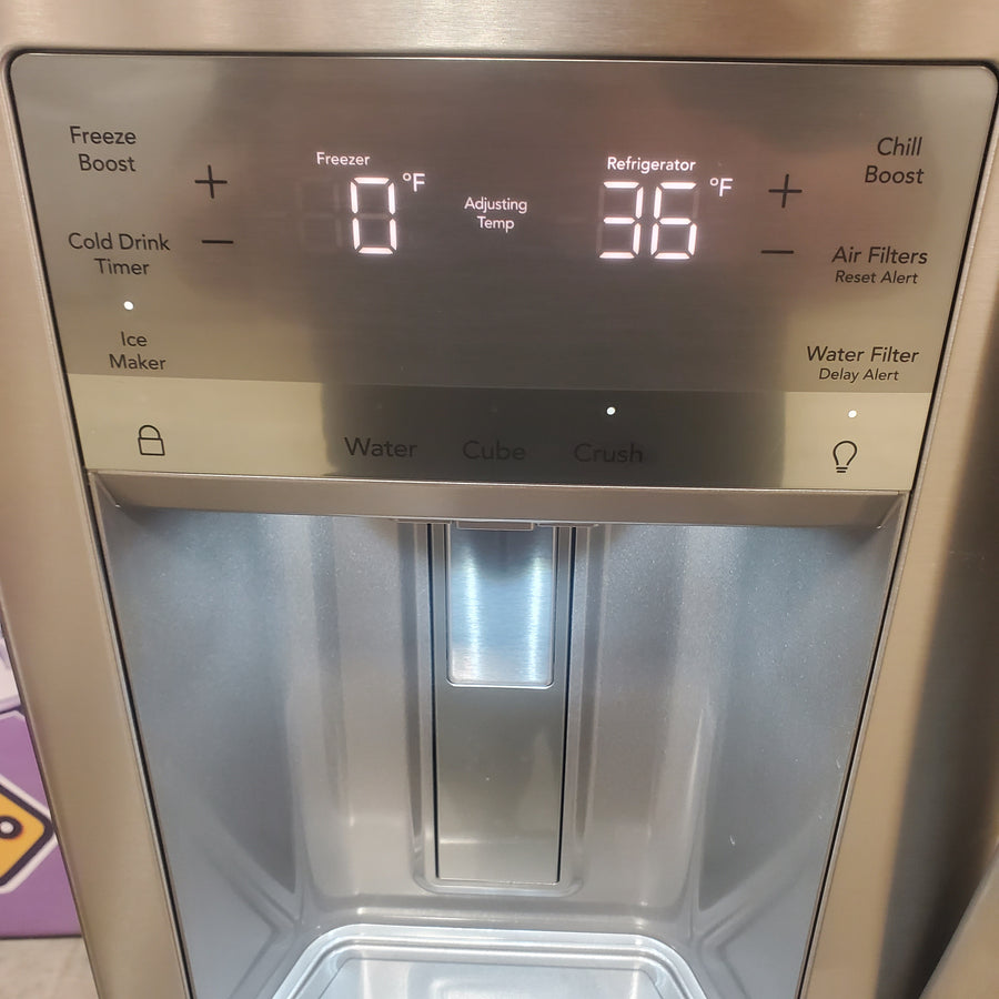 Frigidaire Gallery 22 Cu. Ft. 4-Door Counter-depth French Door Refrigerator with Ice Maker (Fingerprint Resistant Stainless Steel) ENERGY STAR GRMC2273CF - Open Box