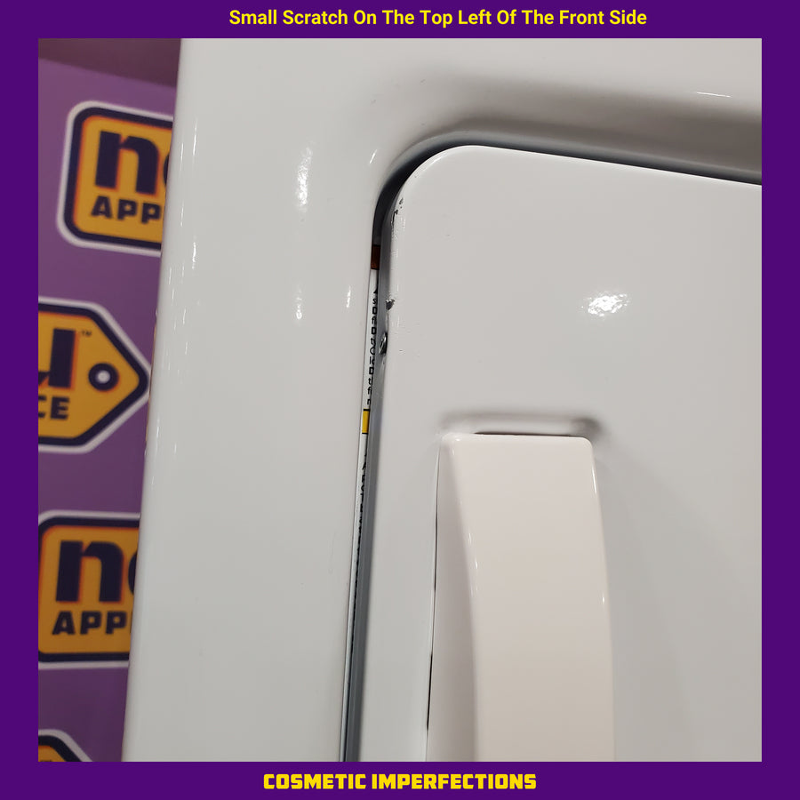 GE 3.8 cu. ft. Washer 5.9 cu. ft. Long Vent Electric Dryer Combo in White GUV27ESSMWW - Certified Refurbished