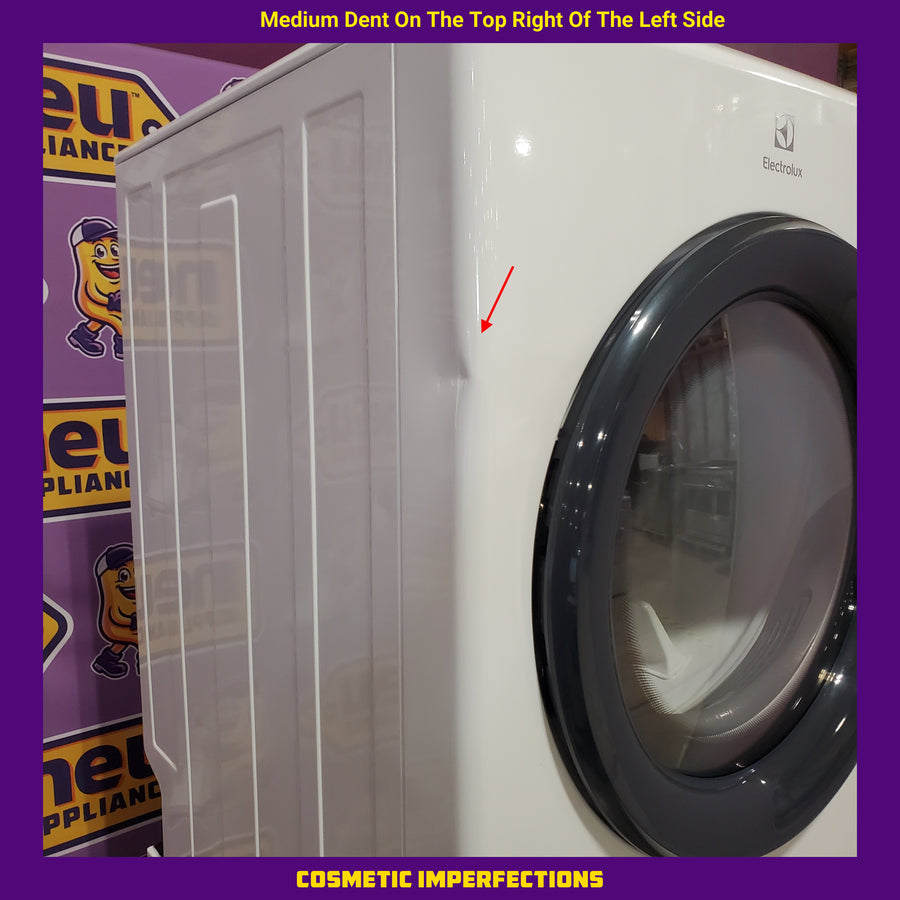 Electrolux 300 Series Laundry Tower Single Unit Washer & Electric Dryer with LuxCare® Wash System in White ELTE7300AW - Scratch & Dent (Moderate)