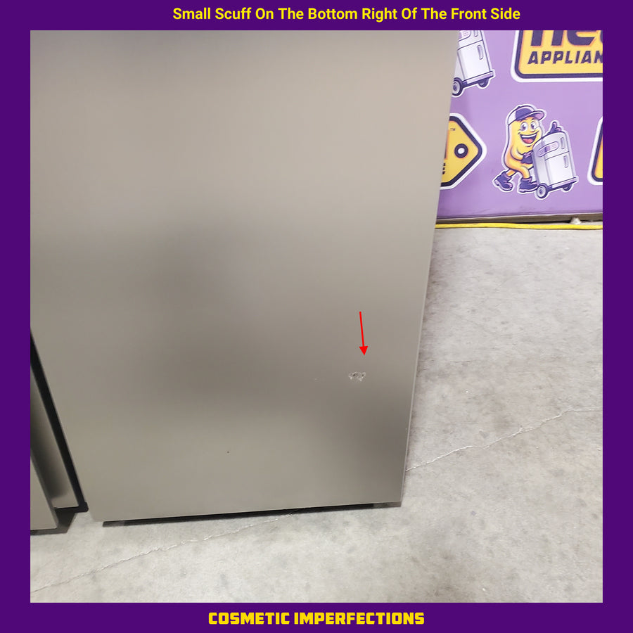 Hisense 29.1 cu. ft. Standard Depth Side by Side Refrigerator Stainless Steel HRS290P5FSE - Scratch & Dent (Moderate)