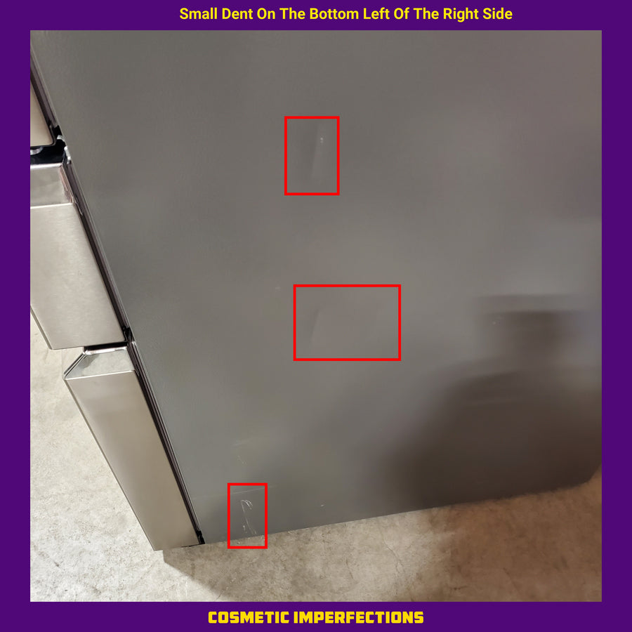 Frigidaire Gallery 26 Cu. Ft. Standard-Depth 4-Door French Door Refrigerator in Fingerprint Resistant Stainless Steel GRMS2773AF - Scratch & Dent (Major)