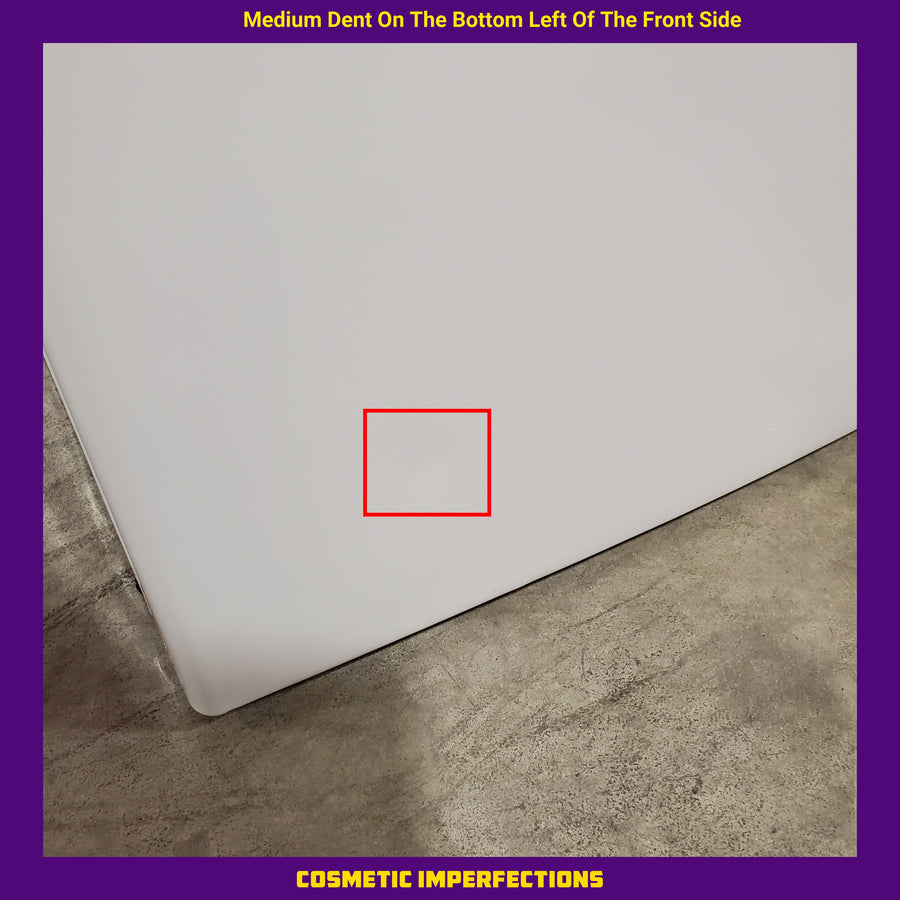 GE Profile™ ENERGY STAR® 5.0 cu. ft. Capacity Washer with Smarter Wash Technology PTW600BSRWS - New in Box and GE Profile™ ENERGY STAR® 7.4 cu. ft. Capacity Electric Dryer with Sanitize Cycle 16229 - PTD60EBSRWS - Scratch & Dent (Moderate)