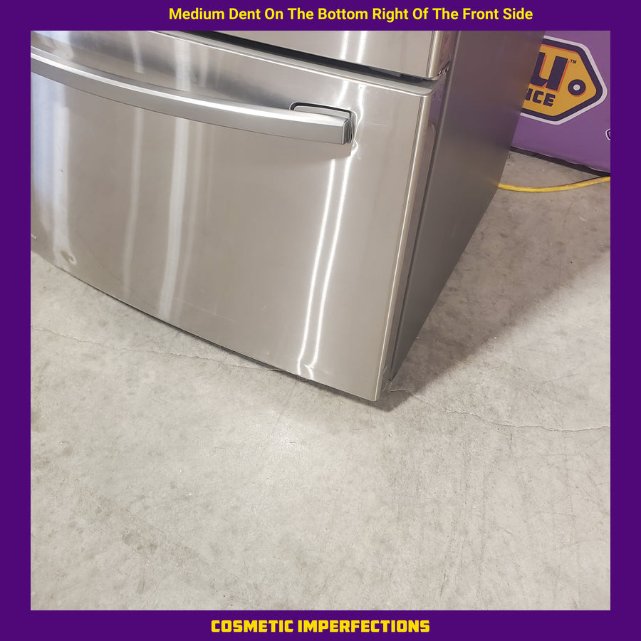 Samsung French Door with Family Hub, 24.2 cu. ft in Stainless Steel RF265BEAESR - Scratch & Dent (Major)
