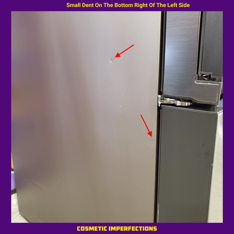 Samsung Bespoke 3-Door French Door Refrigerator (30 cu. ft.) with Beverage Center™ in Stainless Steel with Auto Fill Water Pitcher 22131SD98 - RF30BB6600QL - Scratch & Dent (Moderate)