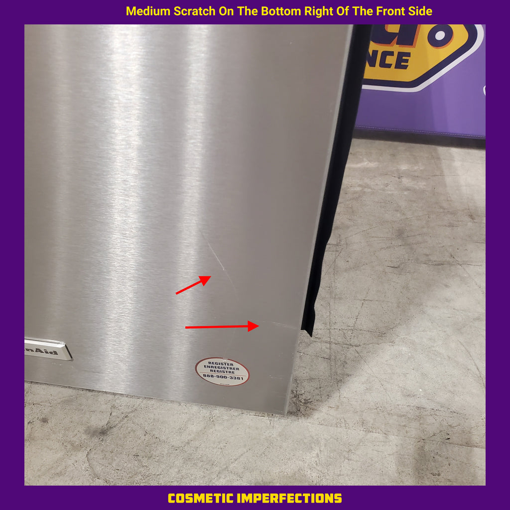 Pictures of KitchenAid 24-in Front Control Built-in Dishwasher With Third Rack ( Stainless Steel with PRINTSHIELD Finish ) - KDFE204KPS - Scratch and Dent (Minor) - Neu Appliance Outlet - Discount Appliance Outlet in Austin, Tx