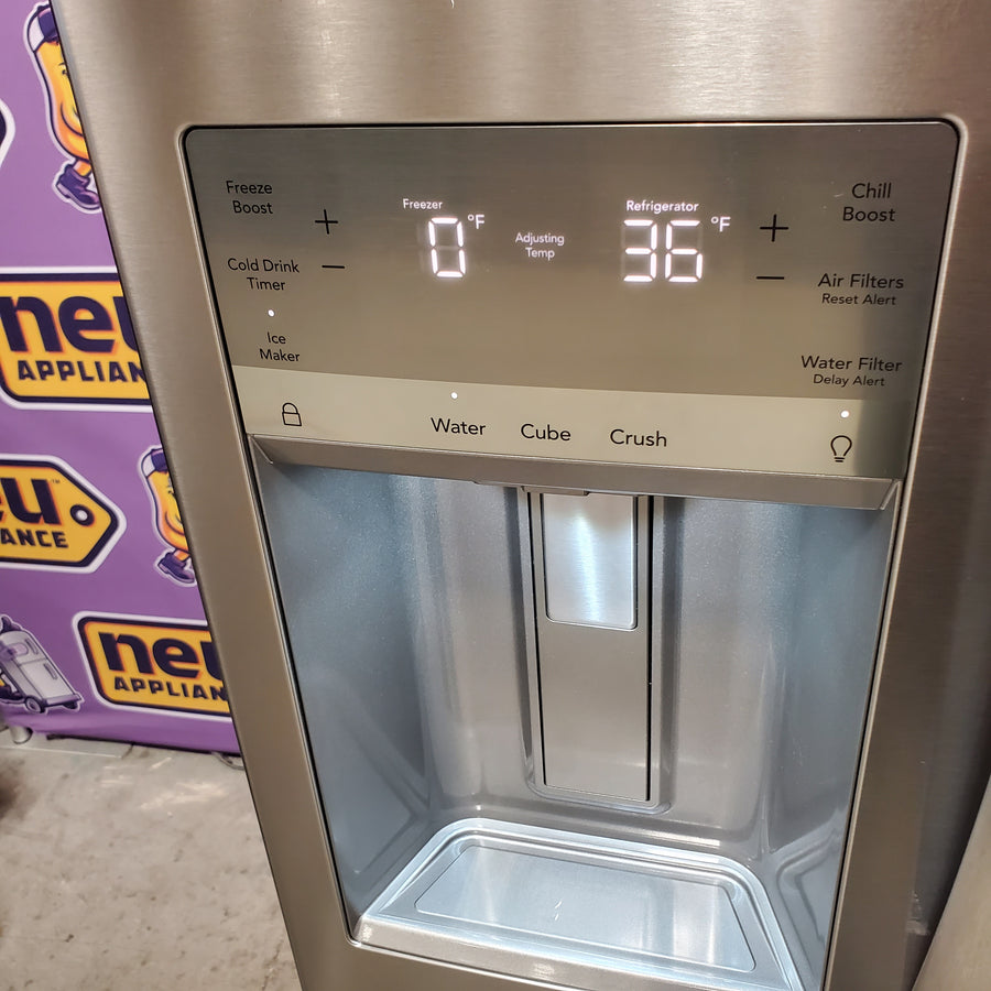 Frigidaire Gallery 22 Cu. Ft. 4-Door Counter-depth French Door Refrigerator with Ice Maker (Fingerprint Resistant Stainless Steel) ENERGY STAR GRMC2273CF - Scratch & Dent (Minor)