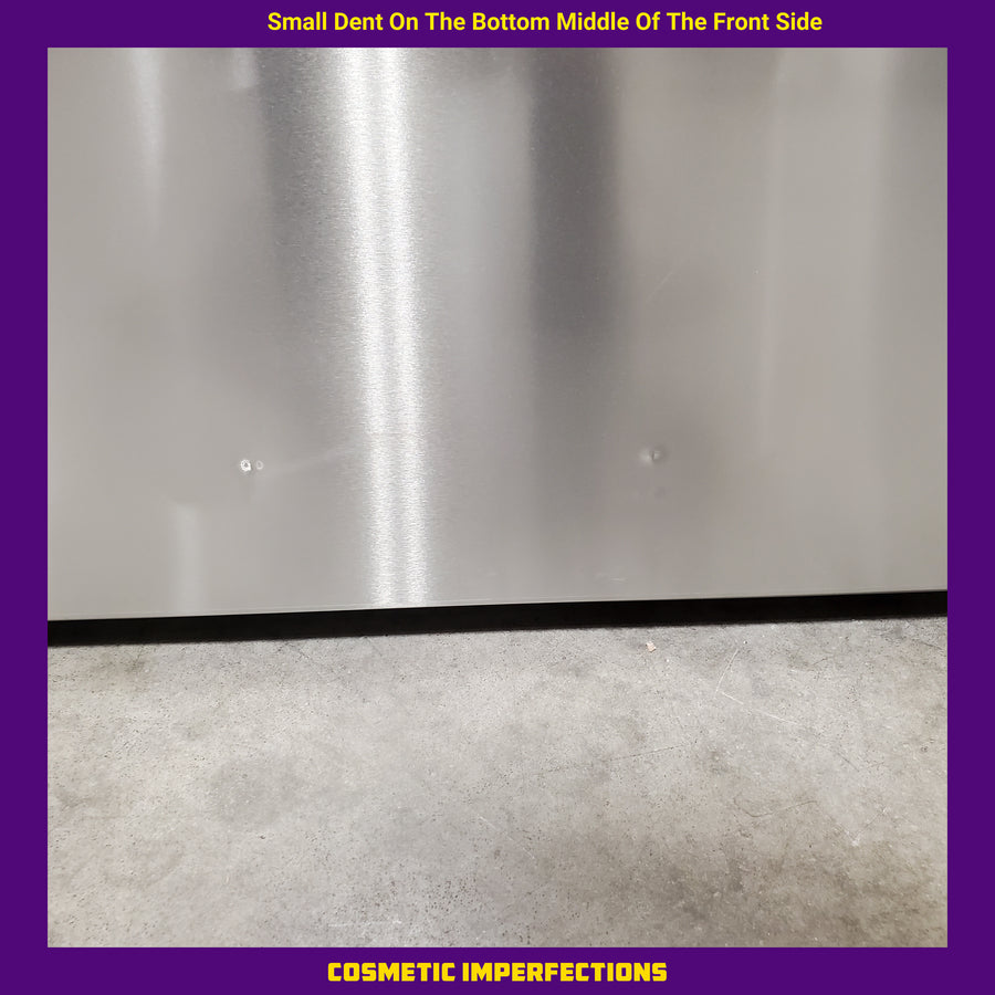 LG Counter-Depth 25.5-cu ft 36-in Wide French Door Refrigerator with Ice Maker ENERGY STAR Certified in PrintProof Stainless Steel LF26C6230V - Scratch & Dent (Moderate)