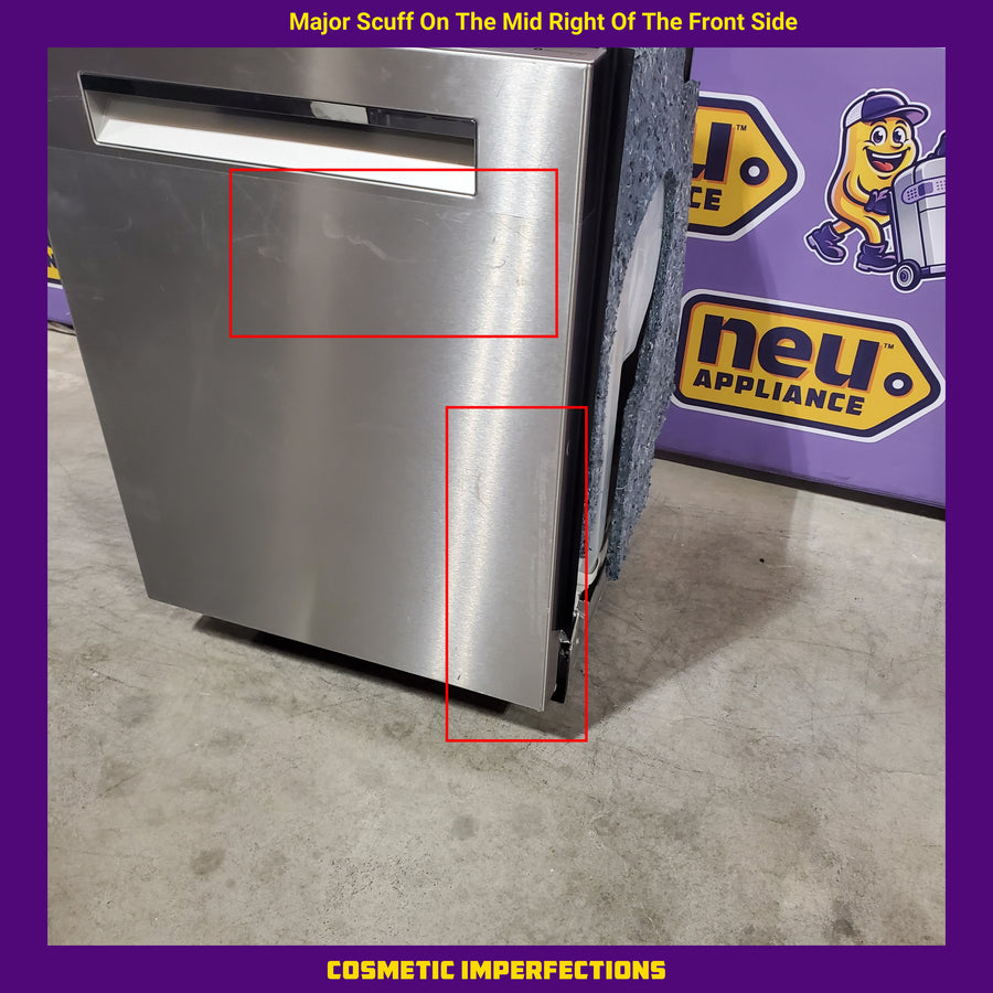Bosch 800 Series 24 " Top Control Smart Built-In Stainless Steel Tub Dishwasher with 3rd Rack and CrystalDry, 42 dBA in Stainless Steel SHP78CF5N - Scratch & Dent (Moderate)