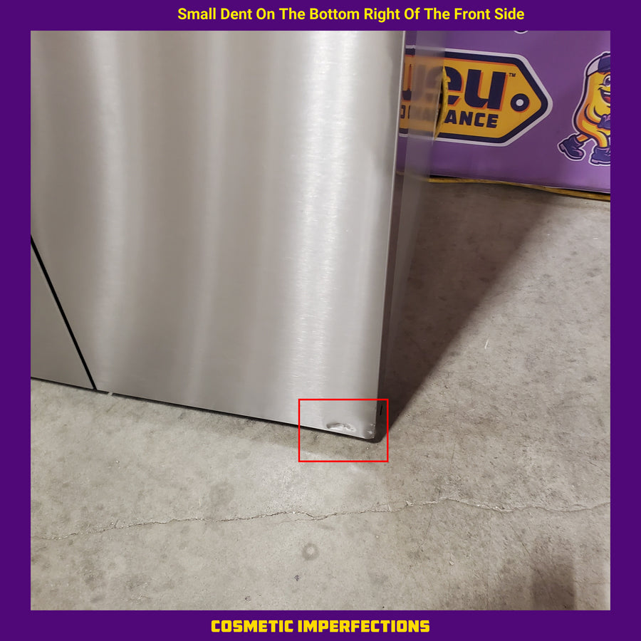 LG 27 cu. ft. Standard-Depth, Side-by-side Refrigerator, with Ice and Water and Bar Handle Design LS27T3230S - Scratch & Dent (Major)