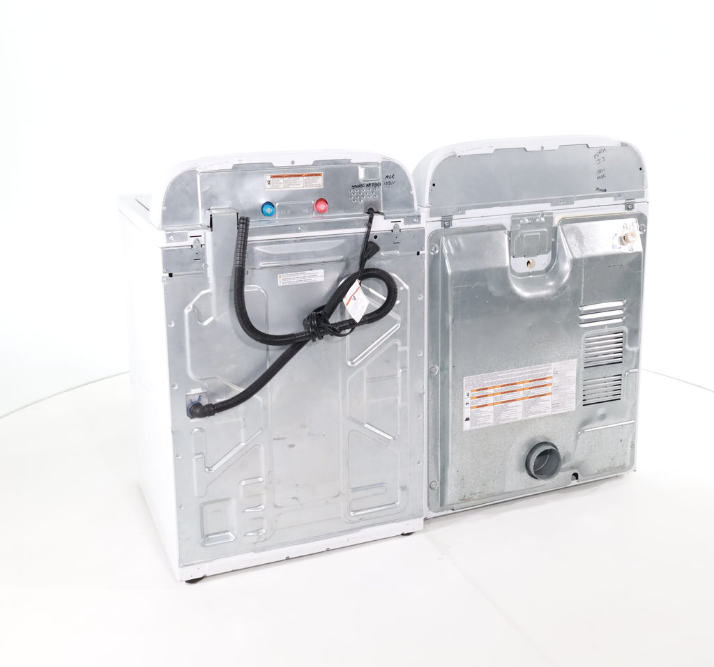 Pictures of High Efficiency Whirlpool 4.3 cu. ft. Top Load Washing Machine with Deep Water Wash and Whirlpool 7.0 cu. ft. Steam Electric Dryer With Steam Refresh Feature- Certified Refurbished - Neu Appliance Outlet - Discount Appliance Outlet in Austin, Tx