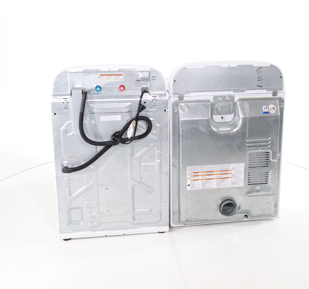 Pictures of High Efficiency Whirlpool 4.3 cu. ft. Top Load Washing Machine with Deep Water Wash and Whirlpool 7.0 cu. ft. Steam Electric Dryer With Steam Refresh Feature- Certified Refurbished - Neu Appliance Outlet - Discount Appliance Outlet in Austin, Tx