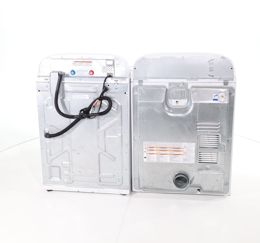 Pictures of High Efficiency Whirlpool 4.3 cu. ft. Top Load Washing Machine with Deep Water Wash and Whirlpool 7.0 cu. ft. Steam Electric Dryer With Steam Refresh Feature- Certified Refurbished - Neu Appliance Outlet - Discount Appliance Outlet in Austin, Tx