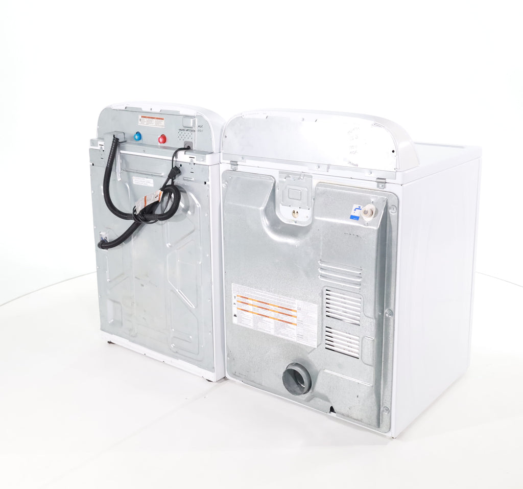 Pictures of High Efficiency Whirlpool 4.3 cu. ft. Top Load Washing Machine with Deep Water Wash and Whirlpool 7.0 cu. ft. Steam Electric Dryer With Steam Refresh Feature- Certified Refurbished - Neu Appliance Outlet - Discount Appliance Outlet in Austin, Tx