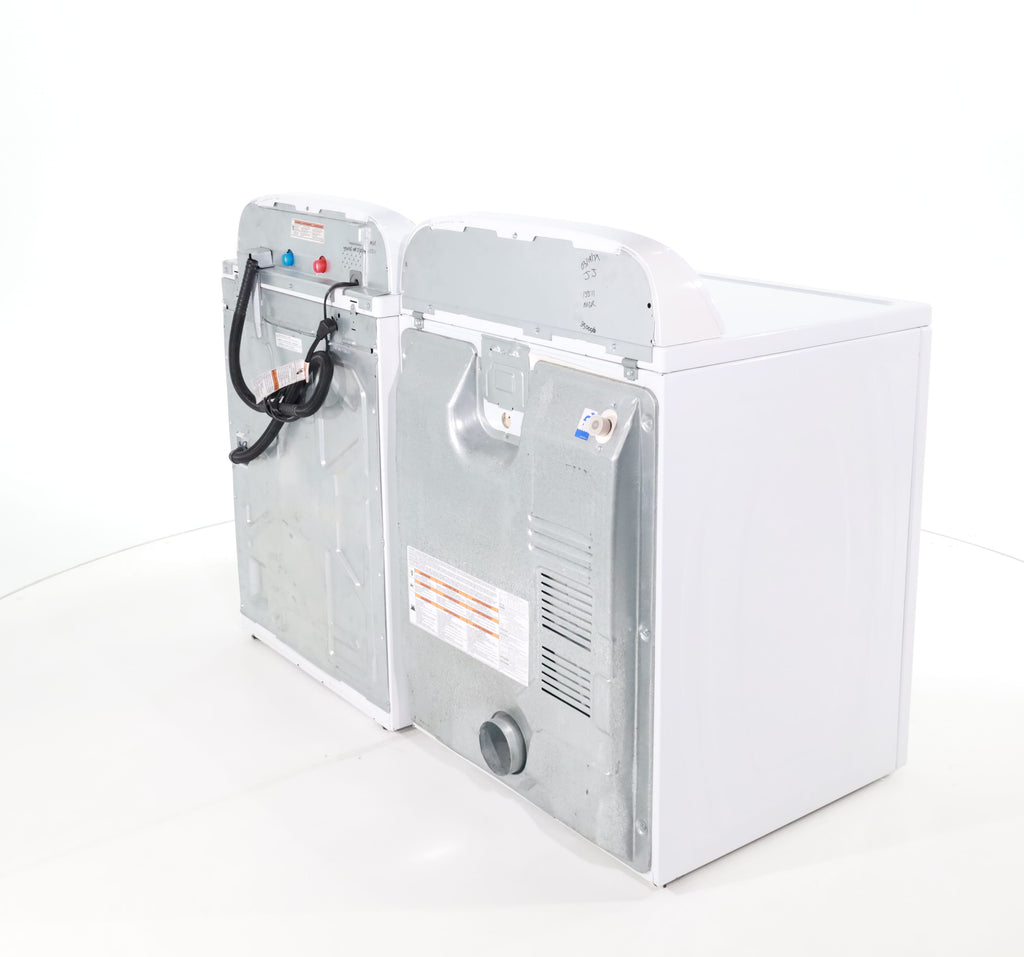 Pictures of High Efficiency Whirlpool 4.3 cu. ft. Top Load Washing Machine with Deep Water Wash and Whirlpool 7.0 cu. ft. Steam Electric Dryer With Steam Refresh Feature- Certified Refurbished - Neu Appliance Outlet - Discount Appliance Outlet in Austin, Tx