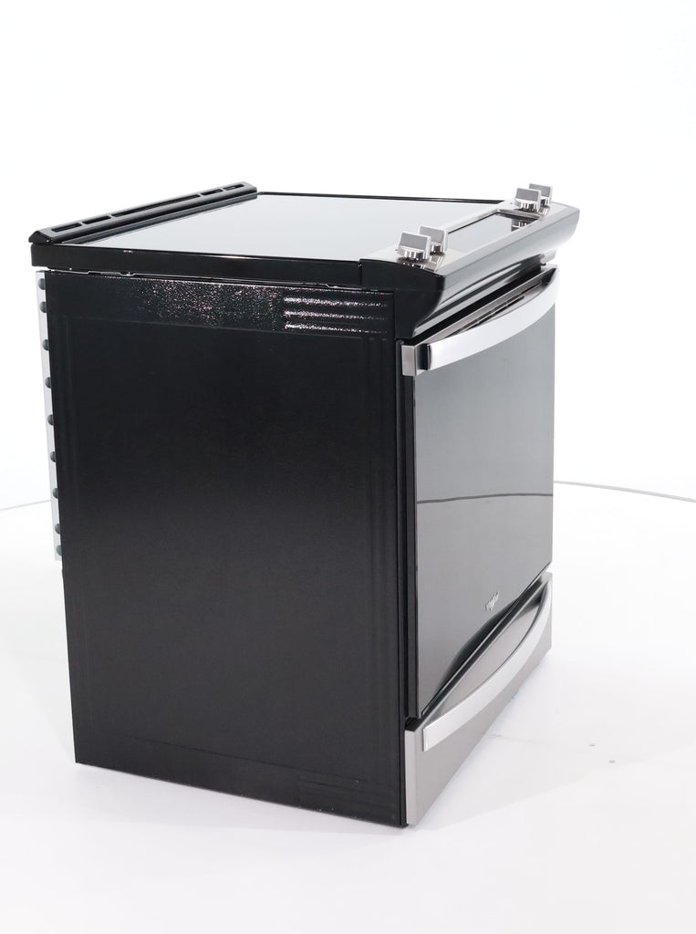 Pictures of Fingerprint Resistant Stainless Steel Whirlpool 6.4 cu. ft. 5 Heating Element Slide In Electric Range with Air Fry - Scratch & Dent - Minor - Neu Appliance Outlet - Discount Appliance Outlet in Austin, Tx