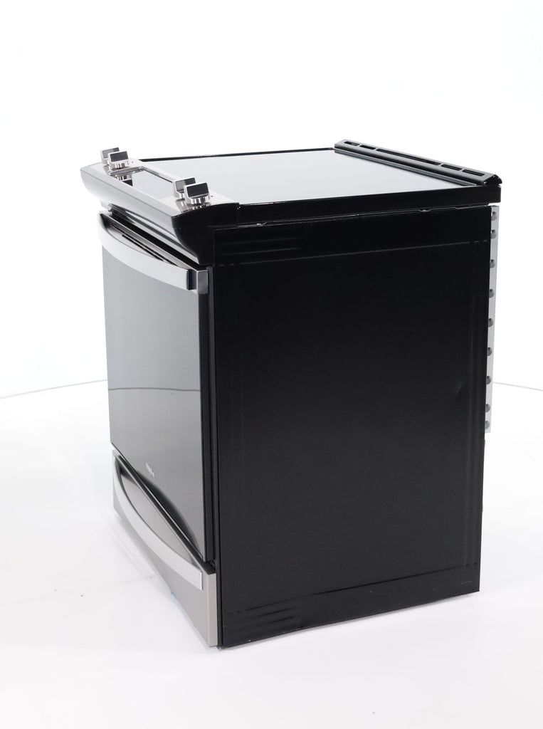 Pictures of Fingerprint Resistant Stainless Steel Whirlpool 6.4 cu. ft. 5 Heating Element Slide In Electric Range with Air Fry - Scratch & Dent - Minor - Neu Appliance Outlet - Discount Appliance Outlet in Austin, Tx