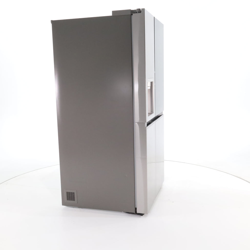 Pictures of Print Proof Stainless Steel ENERGY STAR LG 27 cu. ft. Side by Side Refrigerator with Edge-to-Edge InstaView- Scratch & Dent - Minor - Neu Appliance Outlet - Discount Appliance Outlet in Austin, Tx