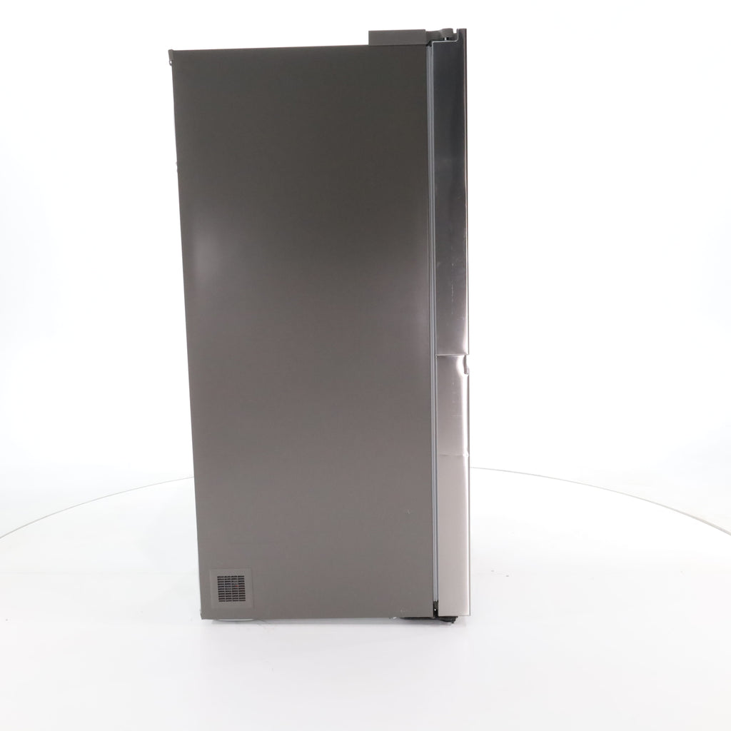 Pictures of Print Proof Stainless Steel ENERGY STAR LG 27 cu. ft. Side by Side Refrigerator with Edge-to-Edge InstaView- Scratch & Dent - Minor - Neu Appliance Outlet - Discount Appliance Outlet in Austin, Tx