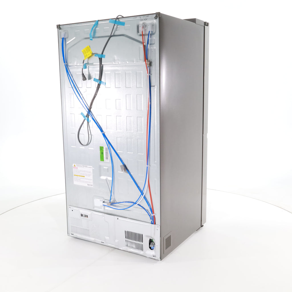 Pictures of Print Proof Stainless Steel ENERGY STAR LG 27 cu. ft. Side by Side Refrigerator with Edge-to-Edge InstaView- Scratch & Dent - Minor - Neu Appliance Outlet - Discount Appliance Outlet in Austin, Tx