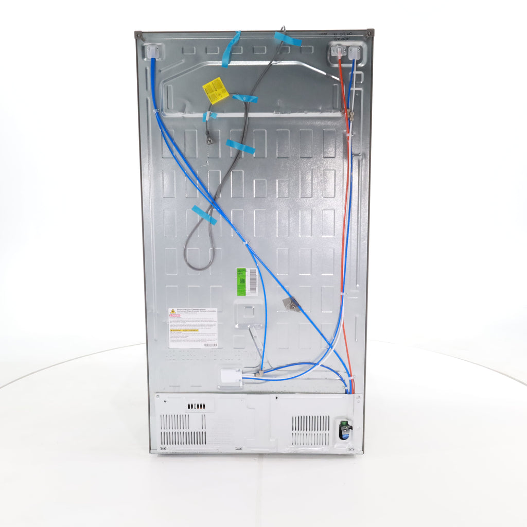 Pictures of Print Proof Stainless Steel ENERGY STAR LG 27 cu. ft. Side by Side Refrigerator with Edge-to-Edge InstaView- Scratch & Dent - Minor - Neu Appliance Outlet - Discount Appliance Outlet in Austin, Tx