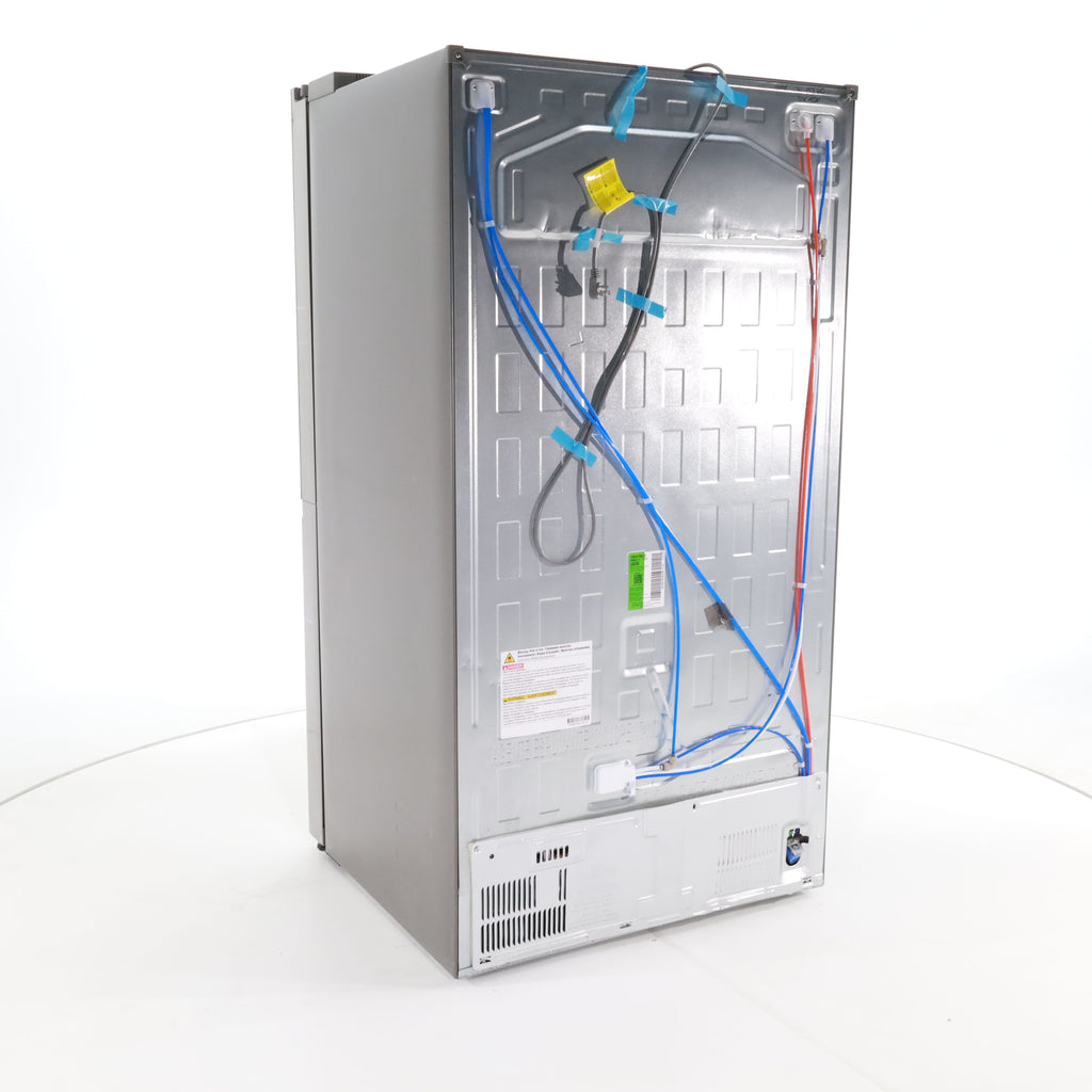 Pictures of Print Proof Stainless Steel ENERGY STAR LG 27 cu. ft. Side by Side Refrigerator with Edge-to-Edge InstaView- Scratch & Dent - Minor - Neu Appliance Outlet - Discount Appliance Outlet in Austin, Tx