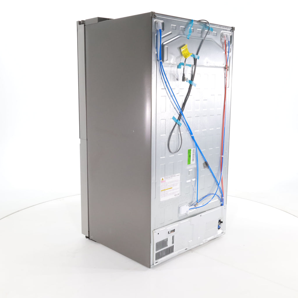 Pictures of Print Proof Stainless Steel ENERGY STAR LG 27 cu. ft. Side by Side Refrigerator with Edge-to-Edge InstaView- Scratch & Dent - Minor - Neu Appliance Outlet - Discount Appliance Outlet in Austin, Tx