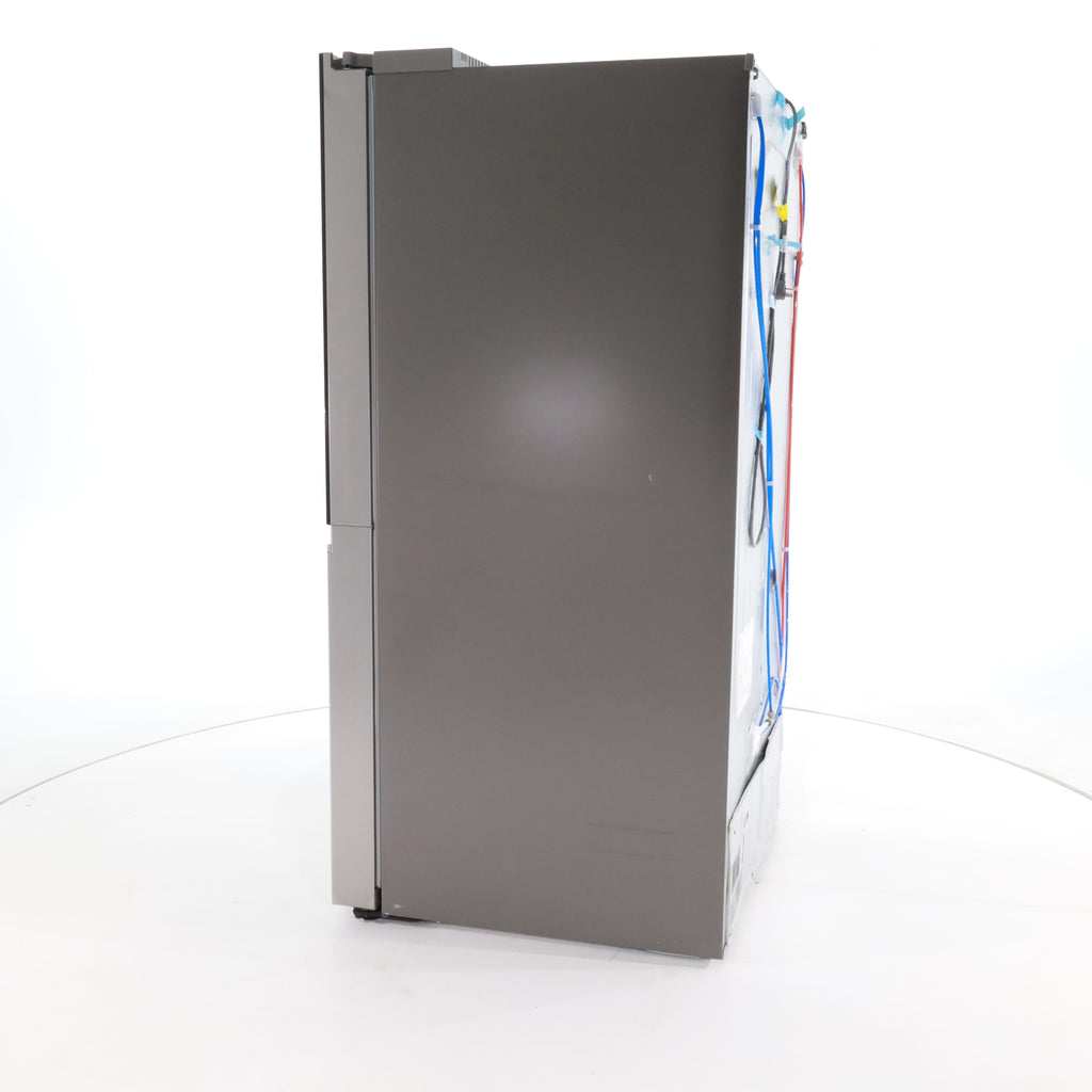 Pictures of Print Proof Stainless Steel ENERGY STAR LG 27 cu. ft. Side by Side Refrigerator with Edge-to-Edge InstaView- Scratch & Dent - Minor - Neu Appliance Outlet - Discount Appliance Outlet in Austin, Tx