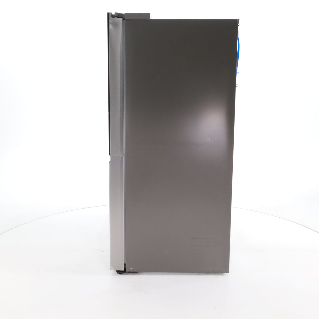 Pictures of Print Proof Stainless Steel ENERGY STAR LG 27 cu. ft. Side by Side Refrigerator with Edge-to-Edge InstaView- Scratch & Dent - Minor - Neu Appliance Outlet - Discount Appliance Outlet in Austin, Tx