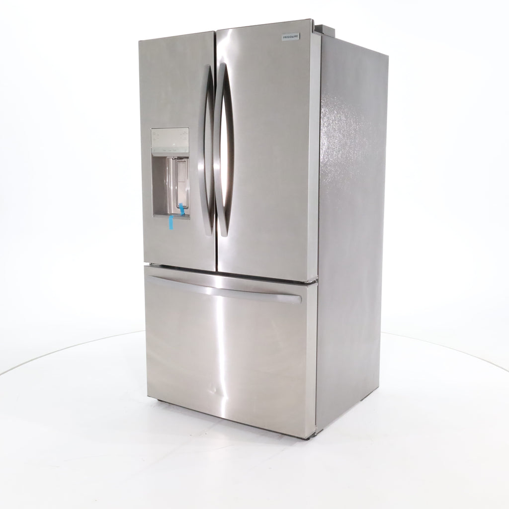 Pictures of Stainless Steel ENERGY STAR Frigidaire 27.8 cu. ft. 3 Door French Door Refrigerator with Exterior Water and Ice Dispenser- Scratch & Dent - Minor - Neu Appliance Outlet - Discount Appliance Outlet in Austin, Tx
