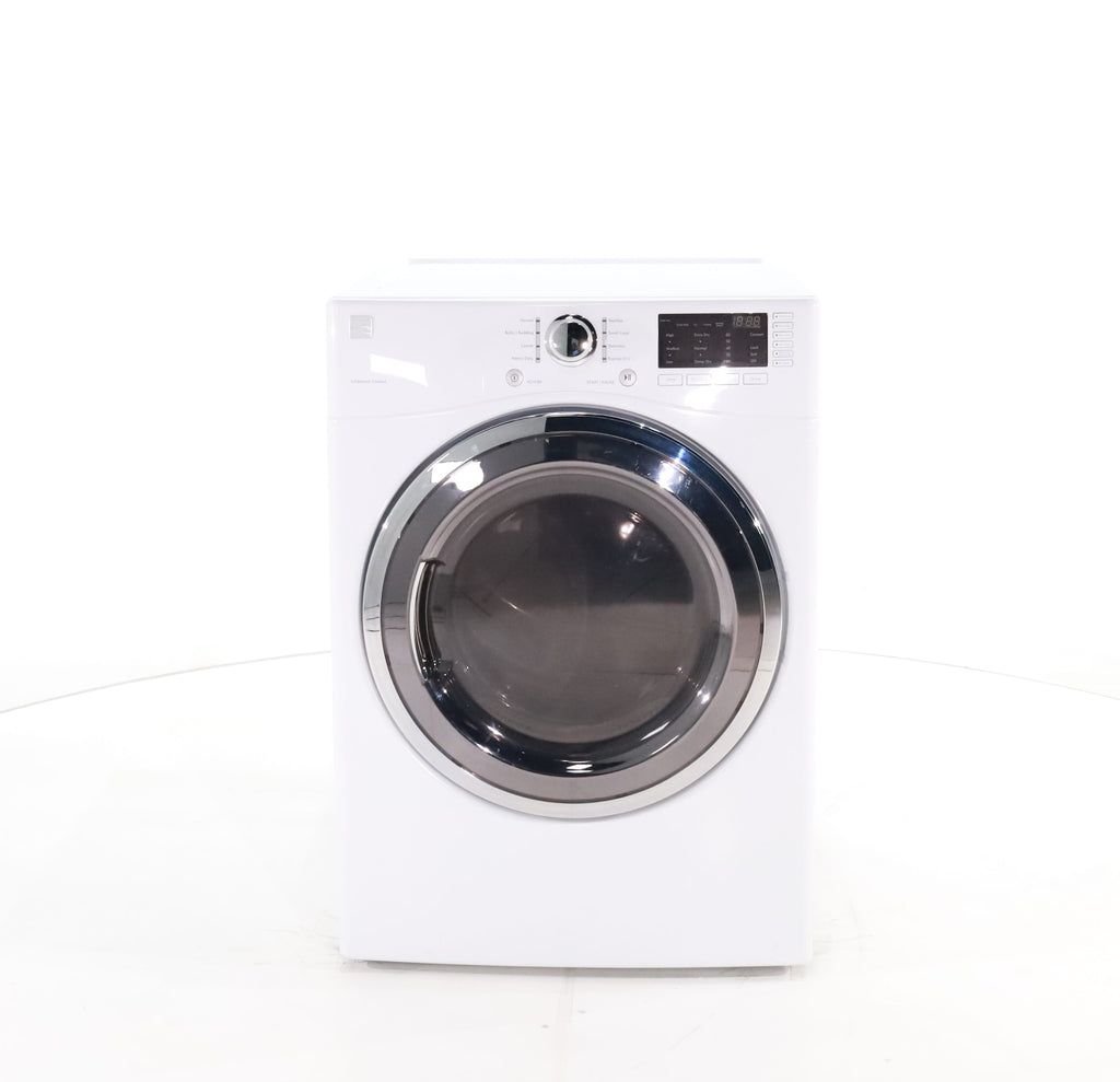 Pictures of White Kenmore Connect 7.3 cu. ft. Front Load Electric Dryer with My Cycle- Certified Refurbished - Neu Appliance Outlet - Discount Appliance Outlet in Austin, Tx