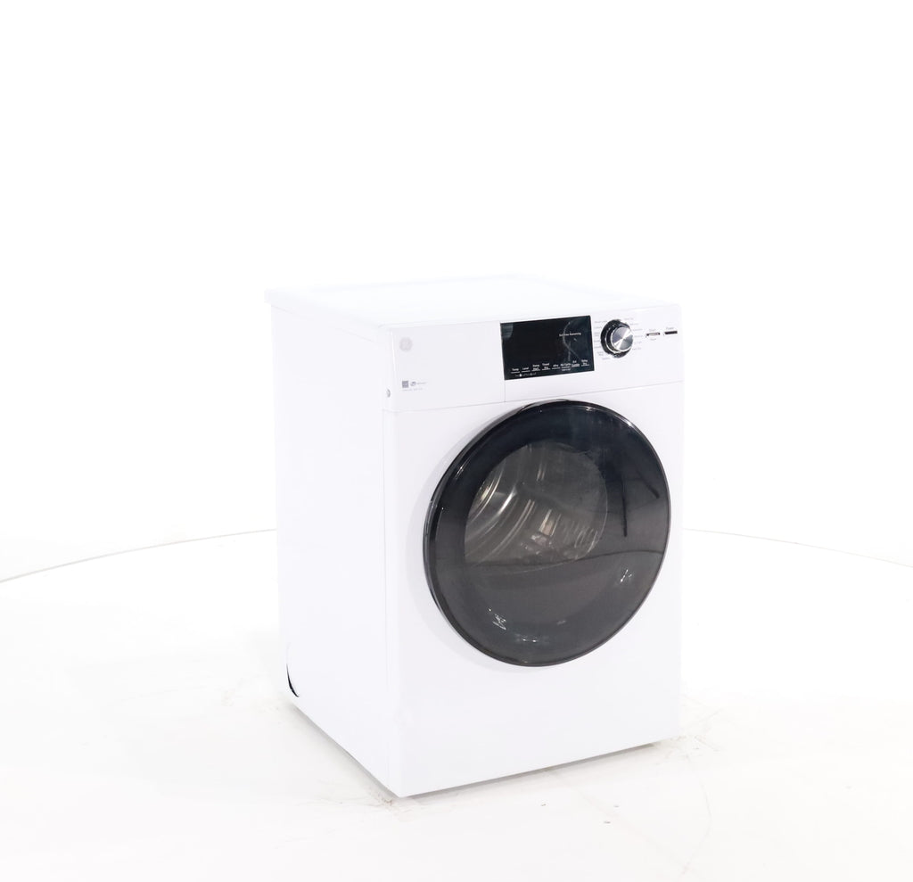 Pictures of 24 in. GE Compact Frontload Vented WiFi Capable ENERGY STAR 4.3 cu. ft. Electric Dryer with Stainless Steel Basket- Scratch & Dent - Minor - Neu Appliance Outlet - Discount Appliance Outlet in Austin, Tx