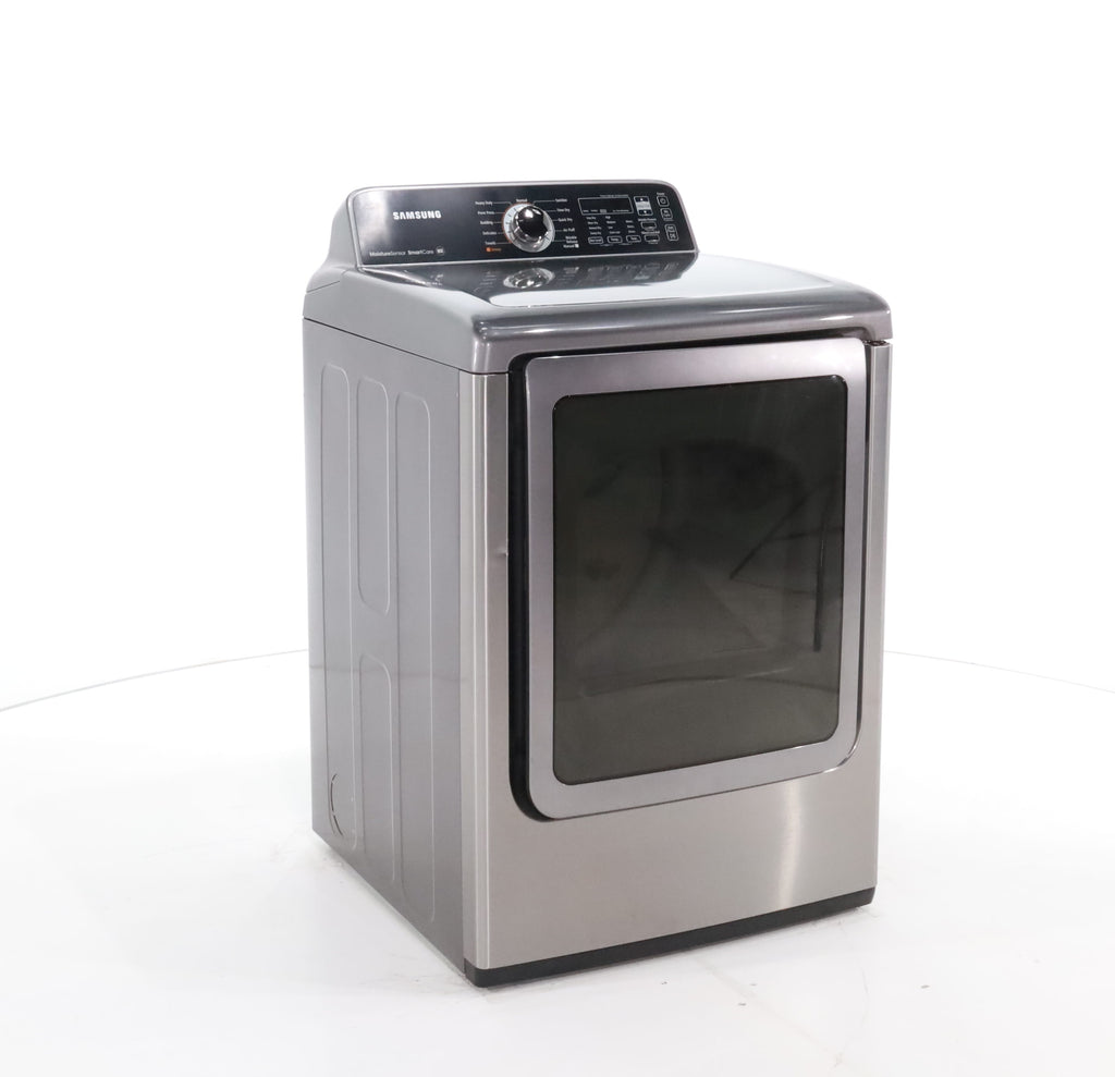 Pictures of Platinum Samsung 7.3 cu. ft. Gas Dryer with Smart Care- Certified Refurbished - Neu Appliance Outlet - Discount Appliance Outlet in Austin, Tx