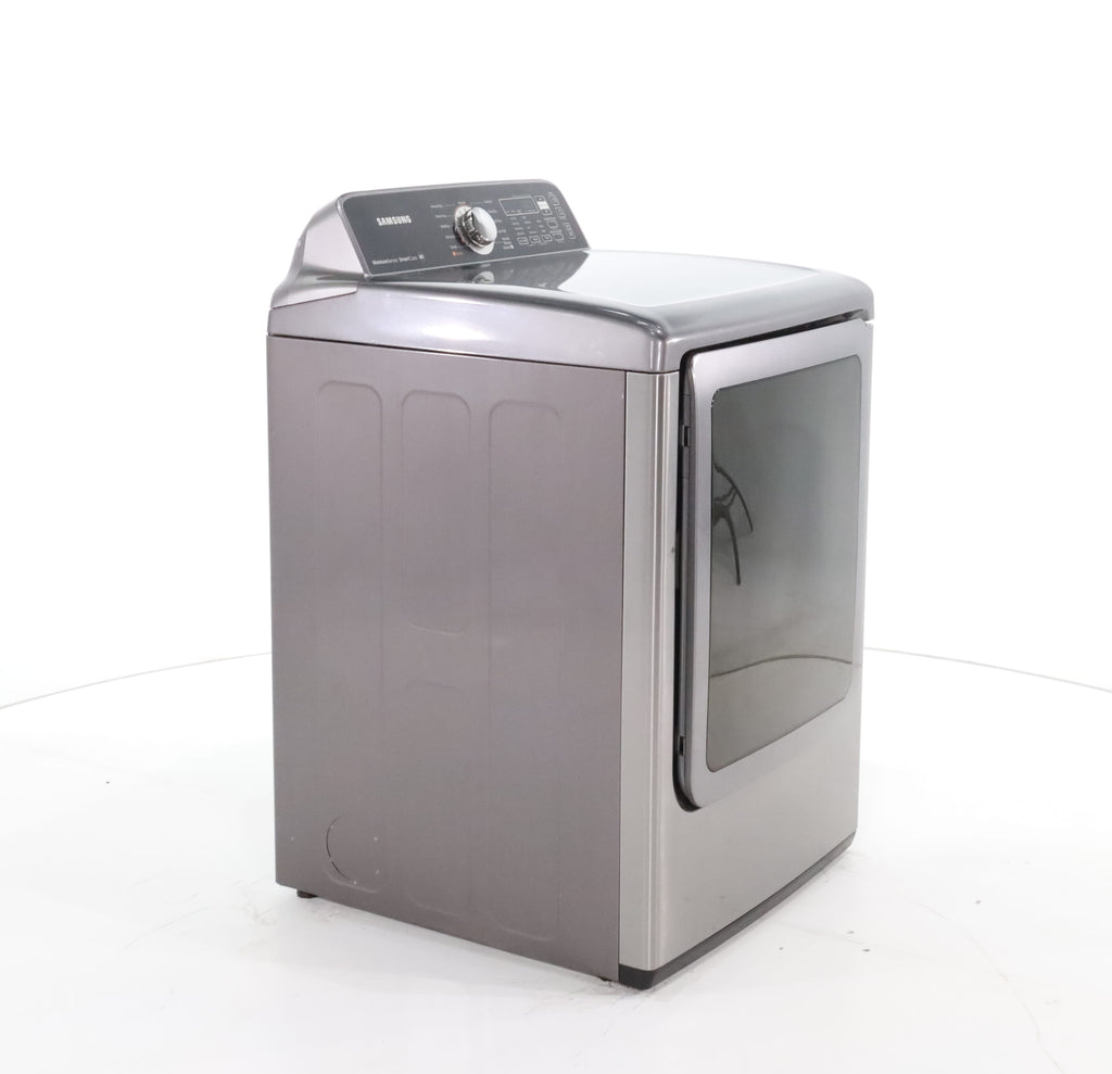 Pictures of Platinum Samsung 7.3 cu. ft. Gas Dryer with Smart Care- Certified Refurbished - Neu Appliance Outlet - Discount Appliance Outlet in Austin, Tx