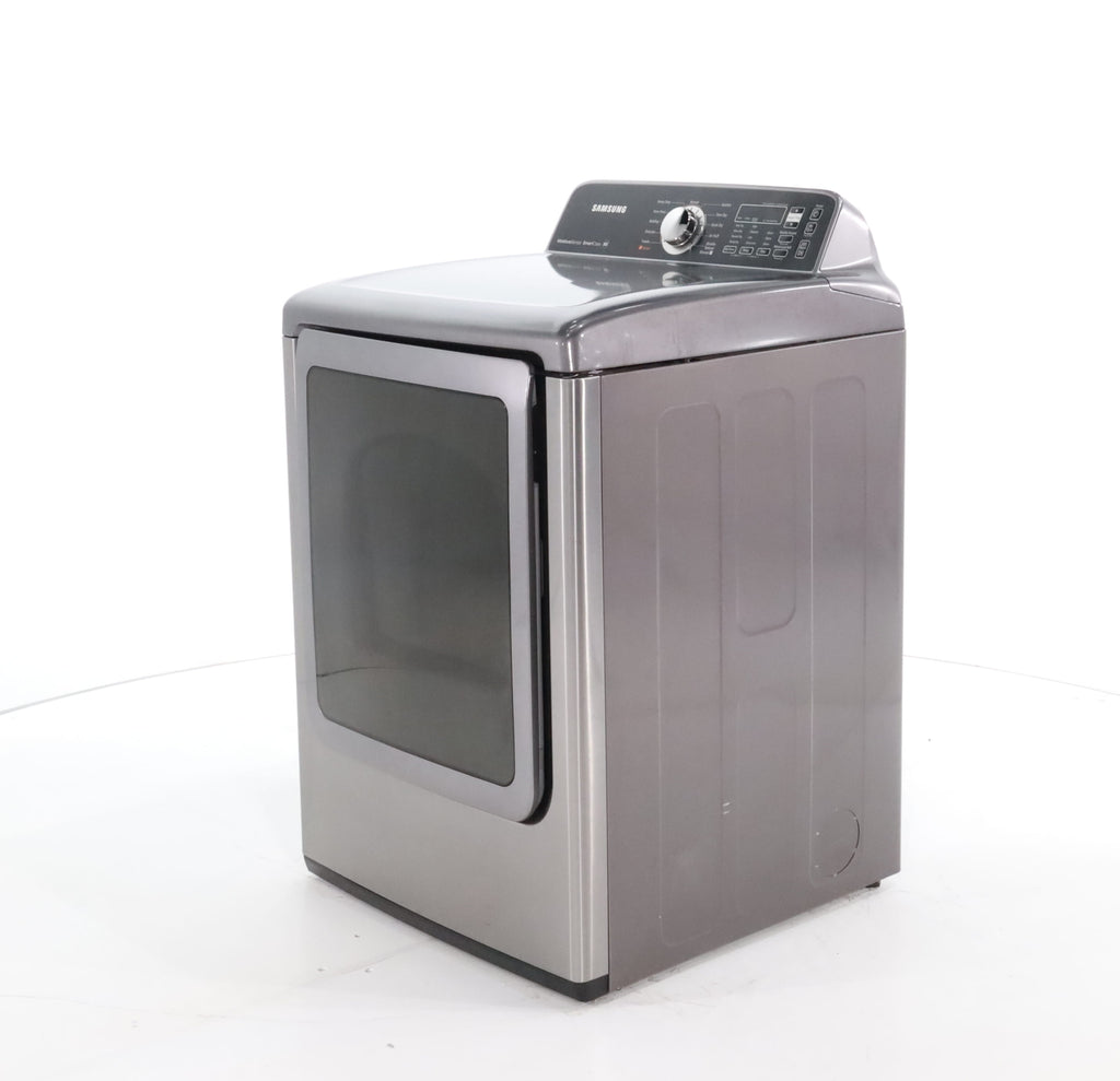 Pictures of Platinum Samsung 7.3 cu. ft. Gas Dryer with Smart Care- Certified Refurbished - Neu Appliance Outlet - Discount Appliance Outlet in Austin, Tx