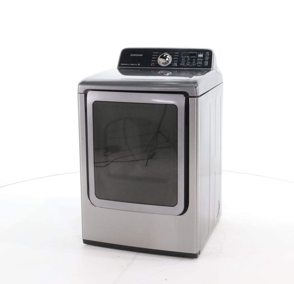 Pictures of Platinum Samsung 7.3 cu. ft. Gas Dryer with Smart Care- Certified Refurbished - Neu Appliance Outlet - Discount Appliance Outlet in Austin, Tx