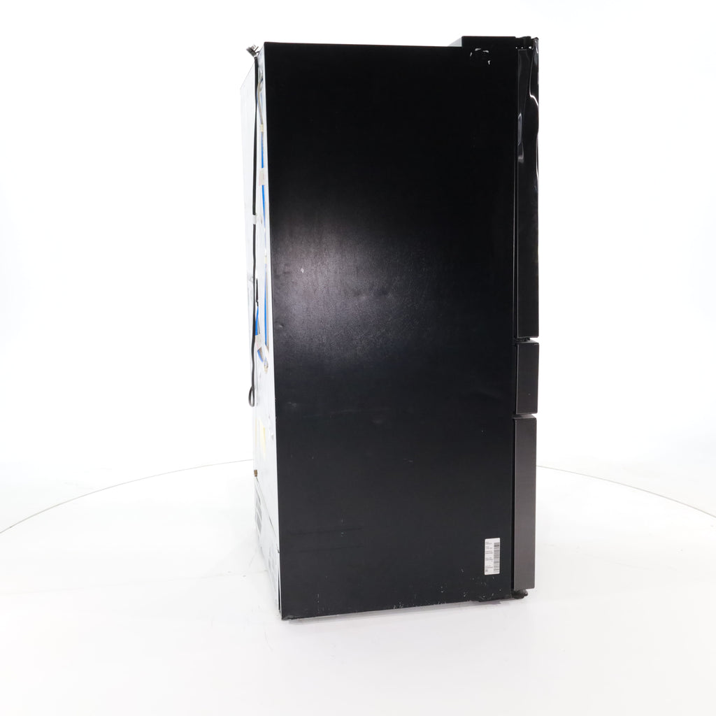 Pictures of Fingerprint-Resistant Black Stainless Steel ENERGY STAR Samsung 27.8 cu. ft. 4 Door French Door Refrigerator with Door-in-Door - Scratch & Dent - Major - Neu Appliance Outlet - Discount Appliance Outlet in Austin, Tx