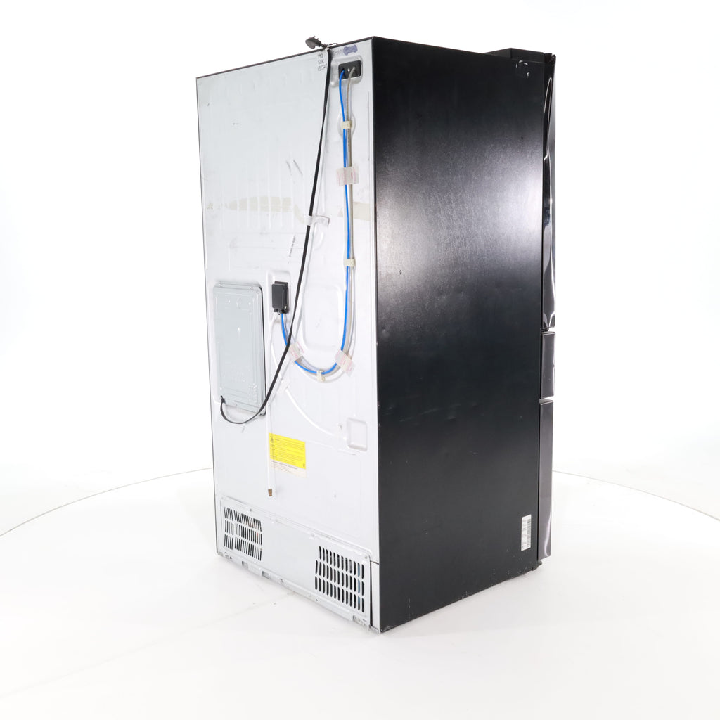 Pictures of Fingerprint-Resistant Black Stainless Steel ENERGY STAR Samsung 27.8 cu. ft. 4 Door French Door Refrigerator with Door-in-Door - Scratch & Dent - Major - Neu Appliance Outlet - Discount Appliance Outlet in Austin, Tx