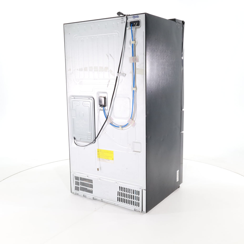 Pictures of Fingerprint-Resistant Black Stainless Steel ENERGY STAR Samsung 27.8 cu. ft. 4 Door French Door Refrigerator with Door-in-Door - Scratch & Dent - Major - Neu Appliance Outlet - Discount Appliance Outlet in Austin, Tx