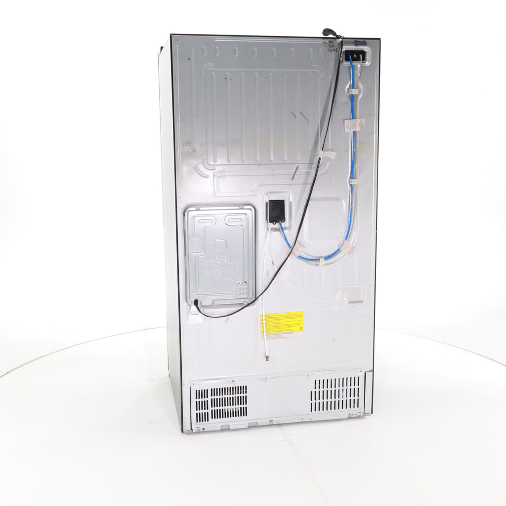 Pictures of Fingerprint-Resistant Black Stainless Steel ENERGY STAR Samsung 27.8 cu. ft. 4 Door French Door Refrigerator with Door-in-Door - Scratch & Dent - Major - Neu Appliance Outlet - Discount Appliance Outlet in Austin, Tx