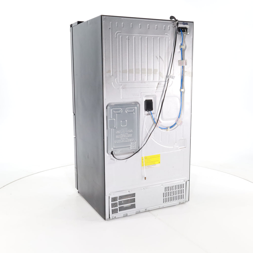 Pictures of Fingerprint-Resistant Black Stainless Steel ENERGY STAR Samsung 27.8 cu. ft. 4 Door French Door Refrigerator with Door-in-Door - Scratch & Dent - Major - Neu Appliance Outlet - Discount Appliance Outlet in Austin, Tx